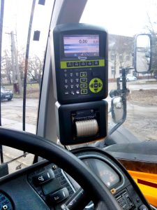 Teleszkópos JCB rakodómérleg